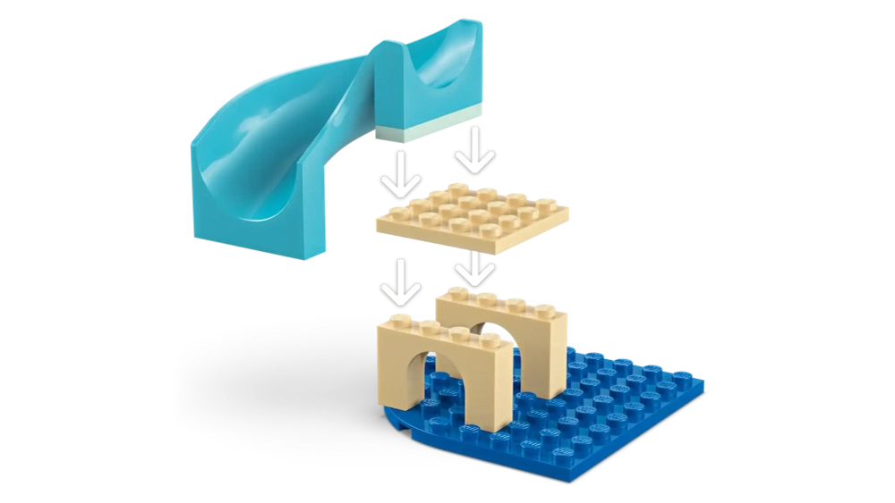 Конструктор LEGO Gabby's Dollhouse 11204 Приключение русалочки Габби в аквариуме