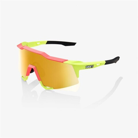 Очки спортивные 100% Speedcraft Matte Washed Out Neon Yellow / Flash Gold Mirror Lens (61001-264-01)