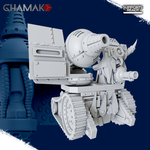 Orks Greenskins Mek Gunz: Bubblechukka Орочья стреляла миниатюра для dnd, днд, pathfinder, фентези, Настольная игра, НРИ, Варгейм, РПГ