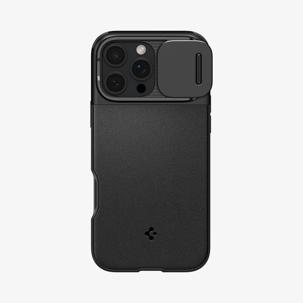 Чехол Spigen Optik Armor Magsafe, black - iPhone 16 Pro