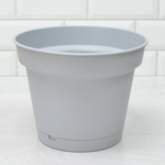 Горшок цветочный Mint 5л d240мм, серый