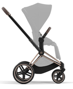 Коляска 3 в 1 Cybex Priam IV Rosegold complete и автокресло Aton B2 i-Size Dynamic Red Leaf Green