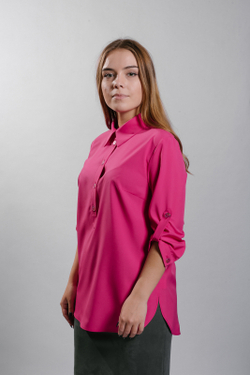 Блузка 1638А, фуксия #86Ф091638А