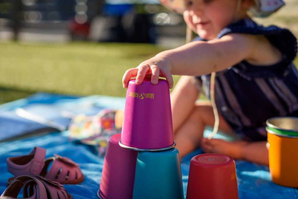 Набор стаканов Klean Kanteen Kid Cup 10oz (296 мл) Gum Drops - 4 шт