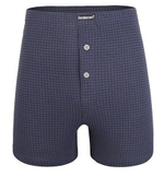 Боксеры свободного кроя в мелкую клетку (Размер: XXL) (Цвет: синий)