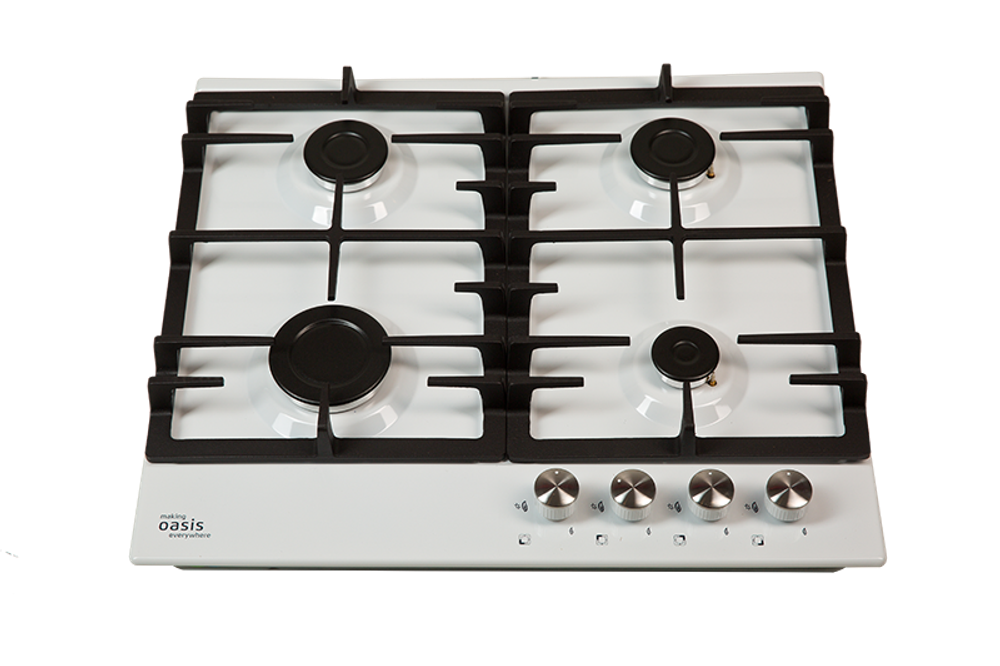 Поверхность варочная газ. "Oasis" P-MW (B) Белая