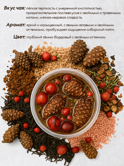 Чай Tasteabrew PRO "Кедровый с чагой" 250гр