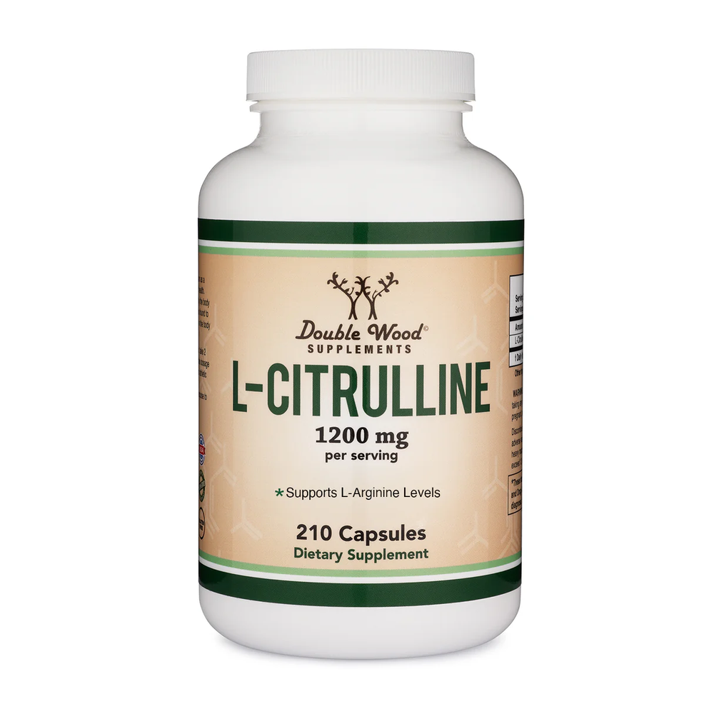Double Wood Supplements - L-Citrulline - 210 x 600 mg capsules