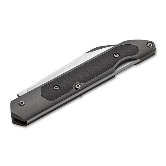 Складной нож Boker 01BO247 Genios c клинком из стали VG-10, рукоять титан / карбон