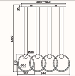 Потолочная люстра Ambrella Light FL FL10598