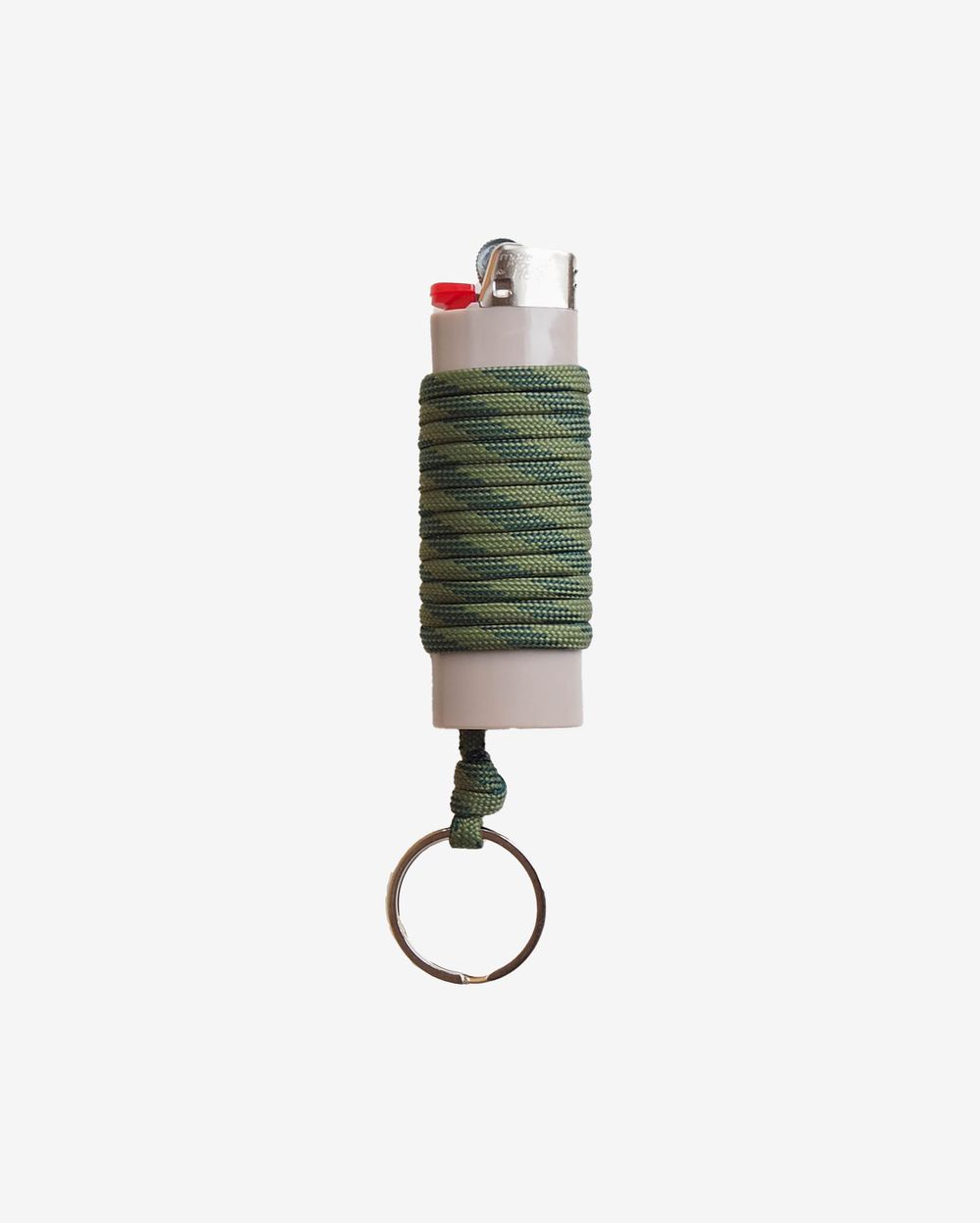 Зажигалка Ack Items серая (green forest шнурок)