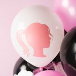 Шар (12''/30 см) С Днем Рождения! (красотка), Ассорти, пастель, 2 ст, 25 шт.