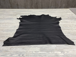 Madras Buster Nero (1,1-1,3 мм), цв. Черный, натуральная кожа козы