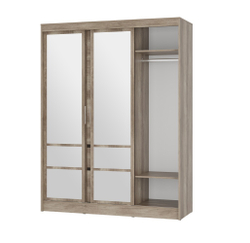 Шкаф-купе ШКК-06 Энигма дуб каньон/венге