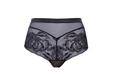 Трусики-стринги с завышенной линией талии Frozen Black (Размер: 44) (Цвет: черный)