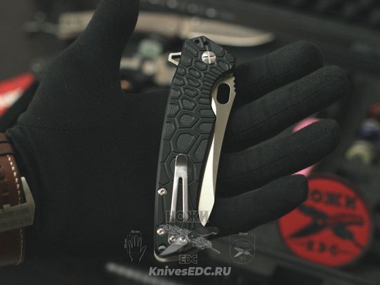 Складной нож Армейский военный Steelclaw Резус 7 c клинком из стали D2, рукоять G10