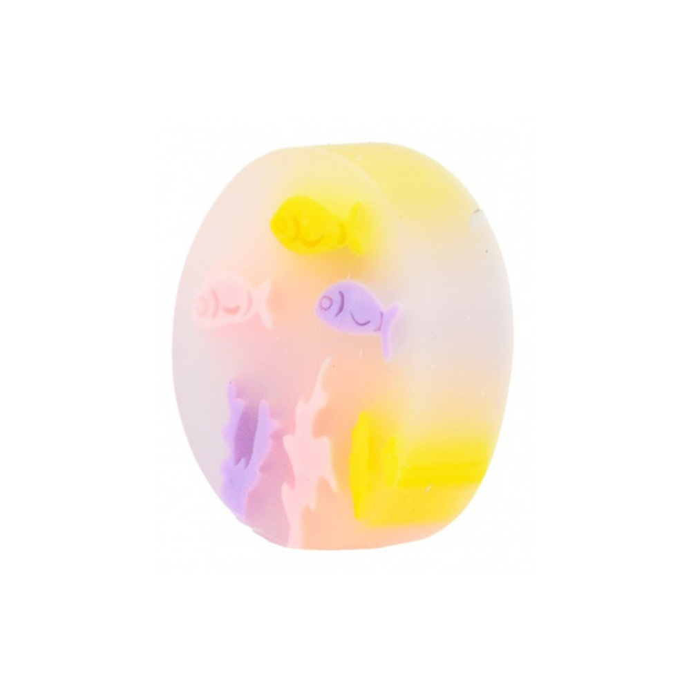 Ластик Basir, фигурный, серия "Подводный мир", цветной корпус, в пластиковой упаковке