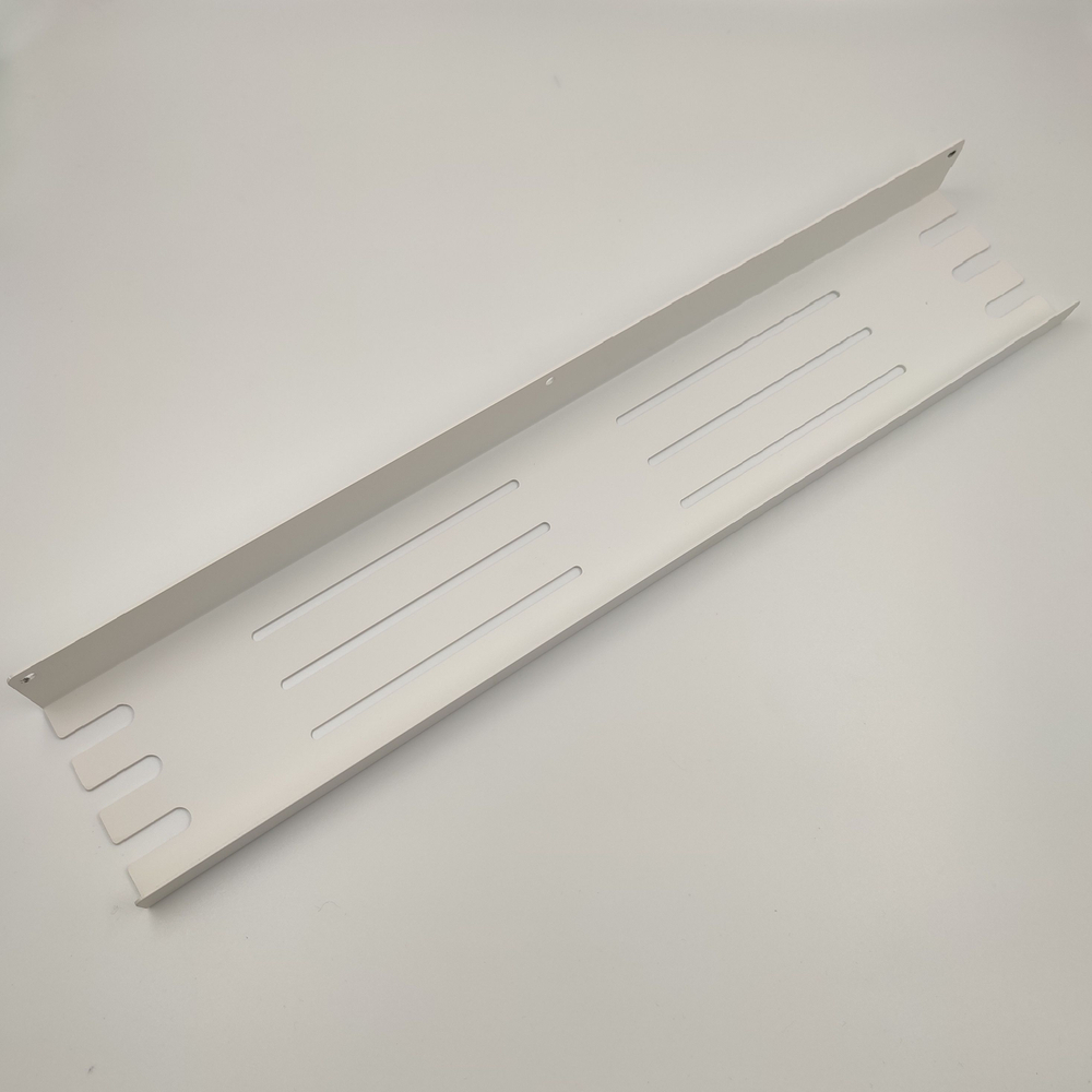 Полка MetaDec Holes настенная прямая, 50х10см белая, 1шт