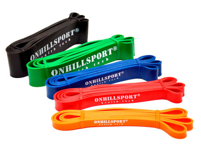 Набор из 5-ти резиновых петель ONHILLSPORT (3 - 70 кг)