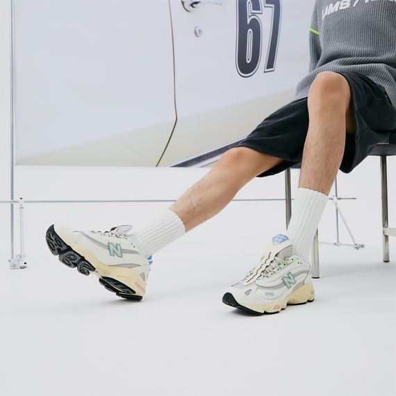 New Balance NB 1000 Беговые кроссовки Низкие Белый и синий цвет Мужские