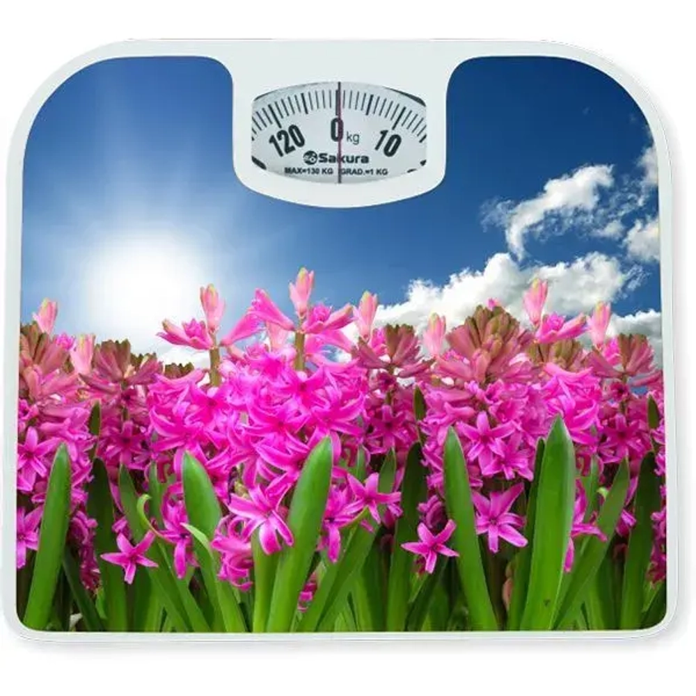 Весы напольн SA-5000-7 130кг мех гиацинты
