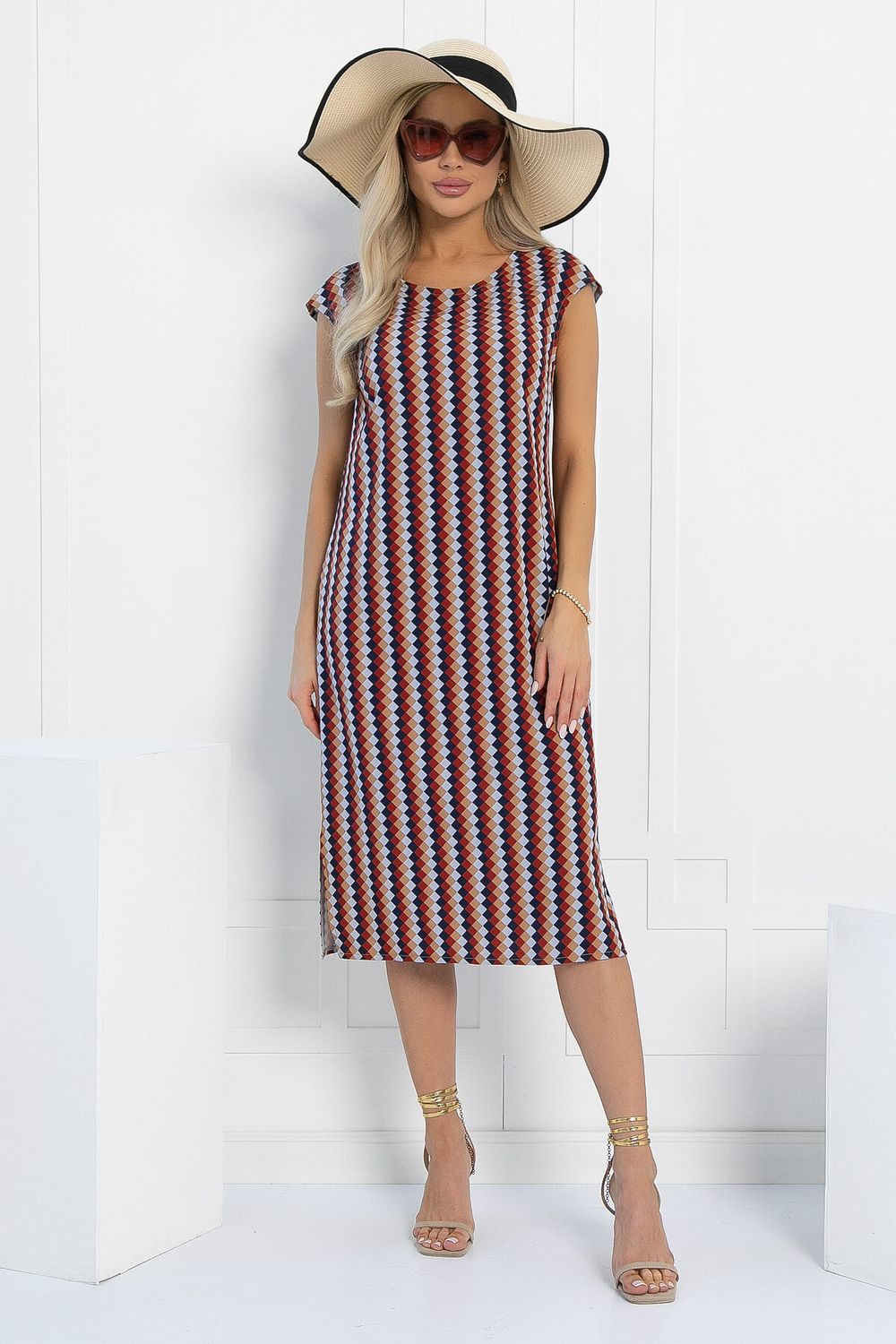 Платье Роксана (мультиколор) П13022-2М LT Collection