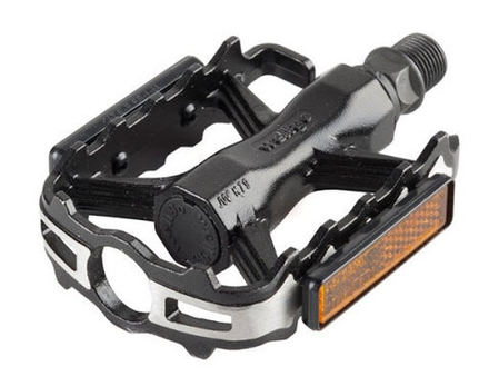 Педали Wellgo мод. M224G, MTB, алюминиевые, фрезерованная рамка, размер: 102,5х 66 x 25, вес: