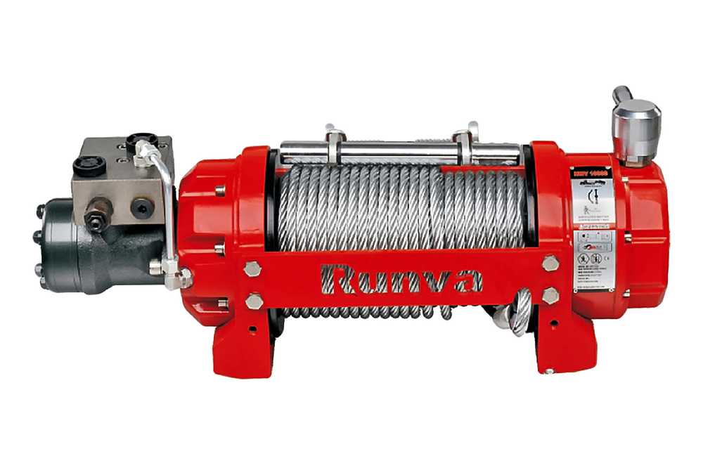 Лебёдка гидравлическая Runva 10000 lbs 4536 кг HWV10000