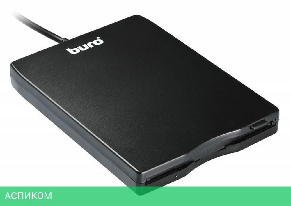 Дисковод Buro BUM-USB FDD черный
