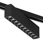 DK6444-BK Поворотный однофазный трековый светильник EDDER со светодиодом L273mm 220V 20W 30° 4000K IP20 черный алюминий