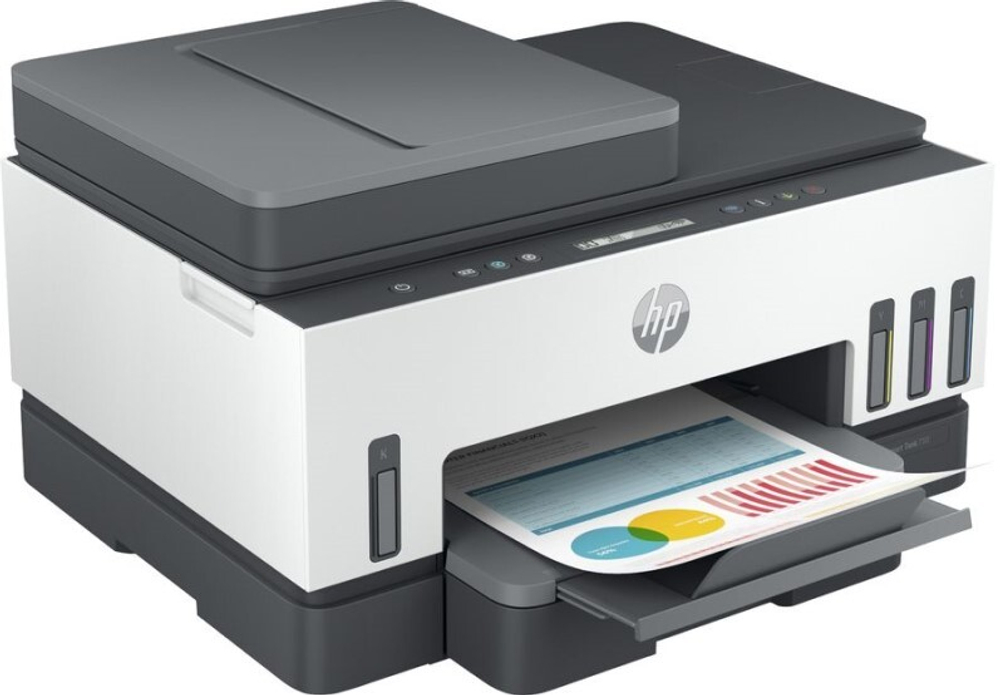 МФУ струйное цветное HP Smart Tank 750