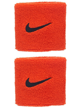 Напульсник теннисный Nike Swoosh Wristbands - Оранжевый