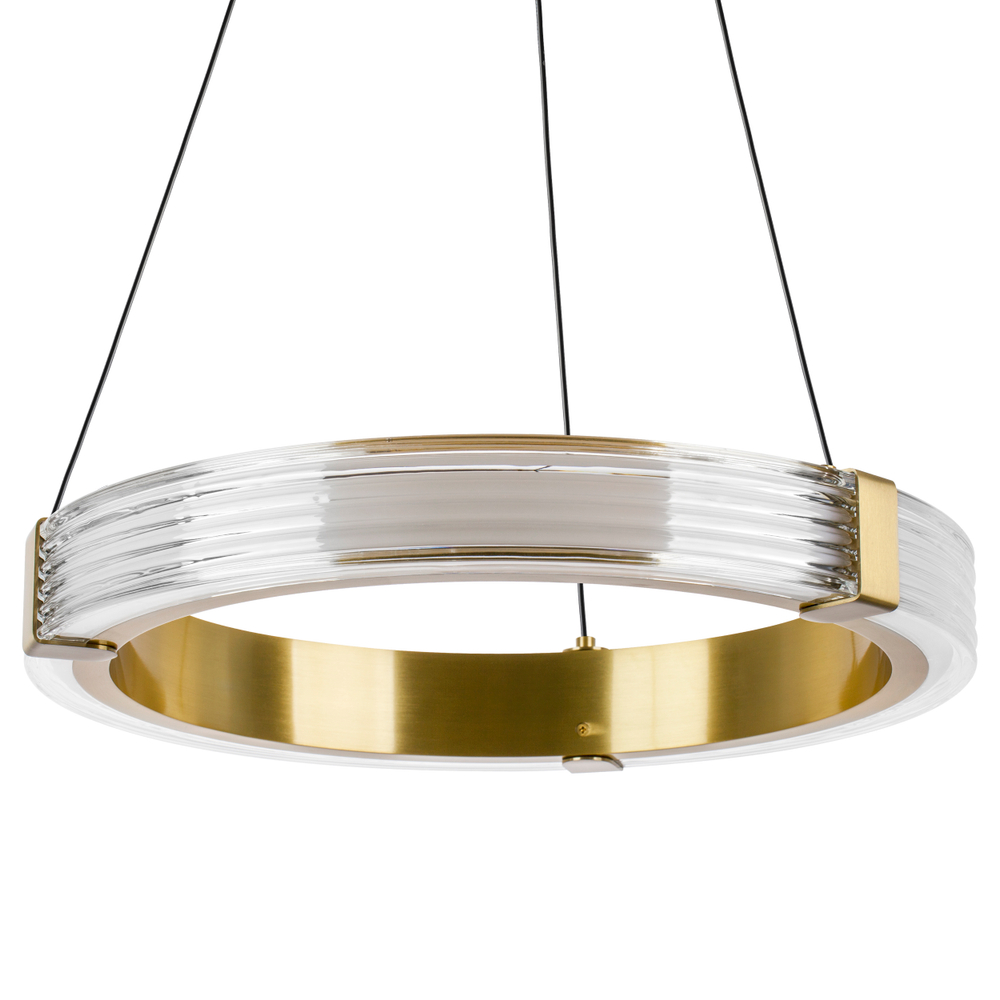 736241 Люстра ROTONDA 21W LED 1053LM 360G ЛАТУНЬ 3000K