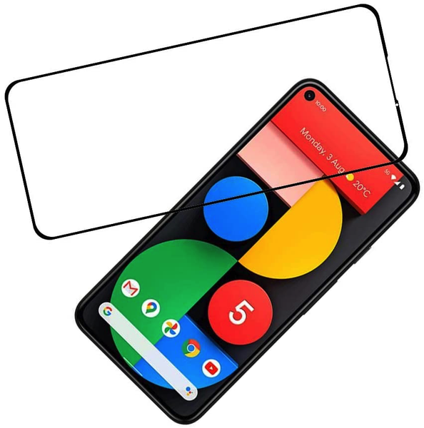 Защитное стекло 2.5d для Google Pixel 5 (Black / Черное)