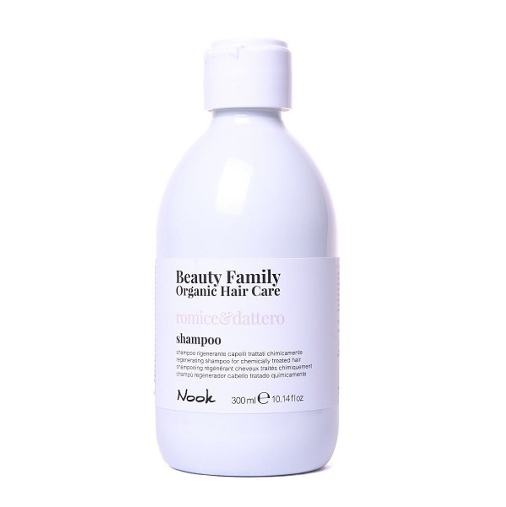 Шампунь восстанавливающий для химически обработанных волос Nook Beauty Family Shampoo Romice&Dattero 300мл