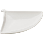 Блюдо «Кунстверк» веер;фарфор;,H=15,L=200,B=130мм;белый (Цвет: белый)