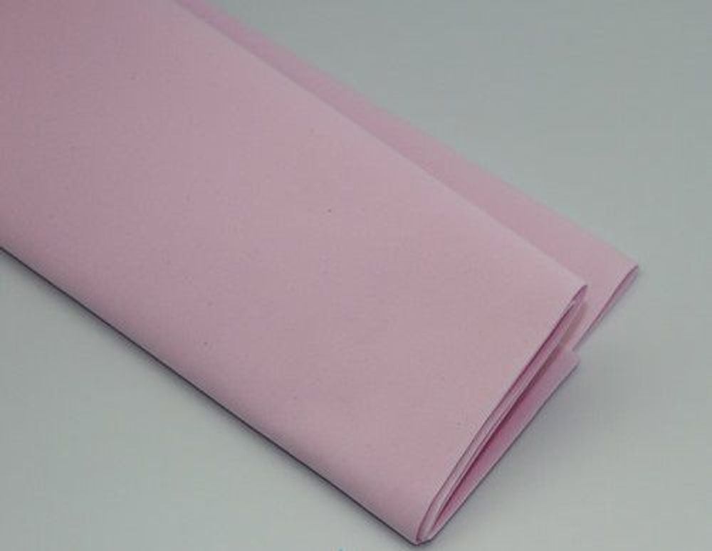 Фоамиран Иранский, толщина 1 мм, размер 60х70 см, цвет светло-розовый (1 уп = 10 листов)