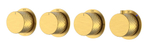 Смеситель встроенный с термостатом STICK DIAMOND MATT GOLD 5-проходной