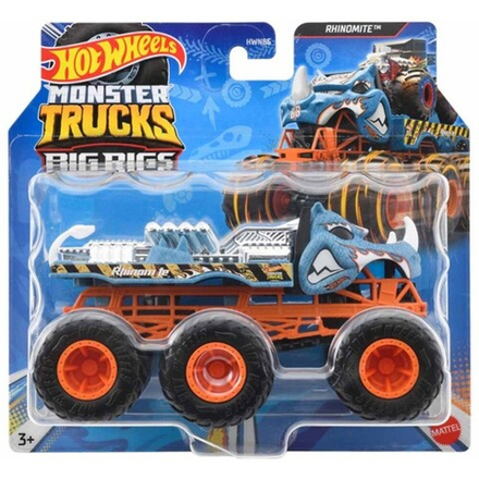 Hot Wheels - Monster Trucks 6-колесный грузовик 1:64 Rhinomite HWN91 / артикул   HWN86 HWN91  / GTIN 194735217618