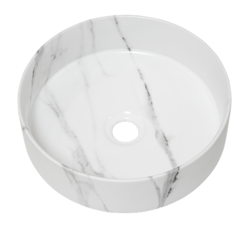 Раковина Milleau  Nuage MU7044A-MWM 36 (белый мрамор)