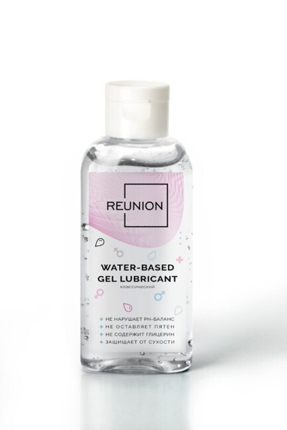 Компенсирующий интимный гель Классический Reunion water based 50 мл (Цвет: белый)