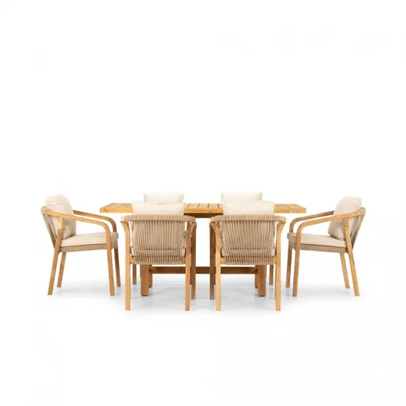 Уличный стол Ravona 170х90 см, массив акации