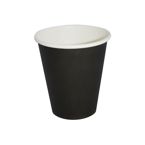 Стакан бумажный 250 мл для горячего черный 50 шт 20/1000 ЛП