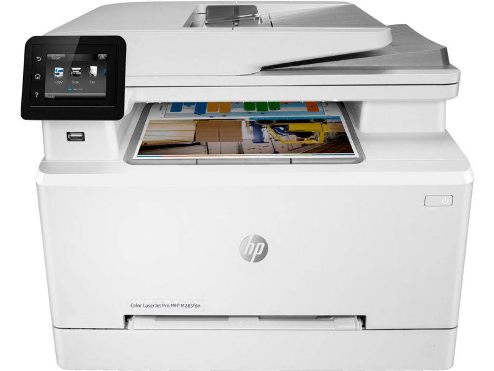 МФУ HP Color LaserJet Pro MFP M283fdn, A4, 21 стр./мин, Ethernet, цветной