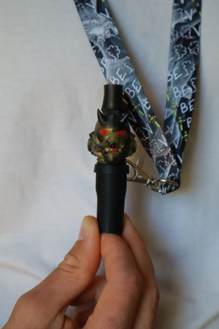 Персональний мундштук Самурай Золотий Vibe Hookah