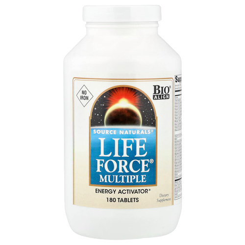 Source Naturals, Life Force® Multiple, без железа, 180 таблеток