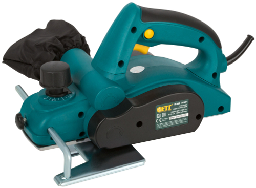 Рубанок Эл. 600 Вт; 16000 об/мин; 82 мм; 0-2,0 мм; рез. накл.; коробка