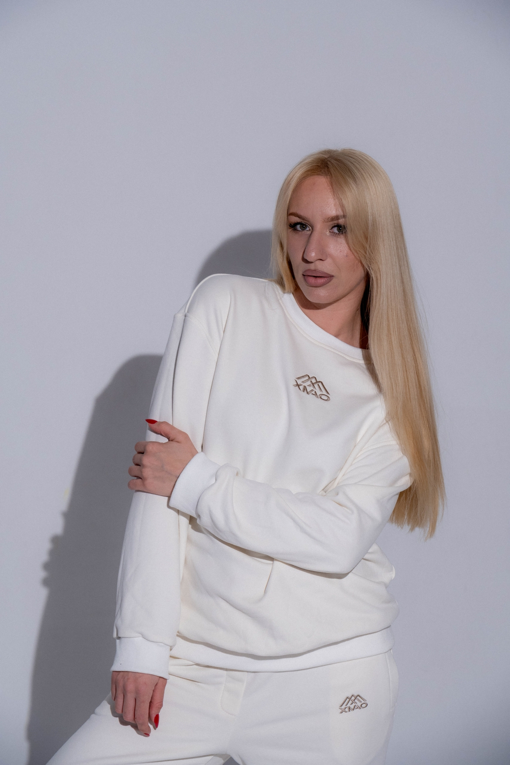 Костюм Молочный: Свитшот Оверсайз + Джоггеры