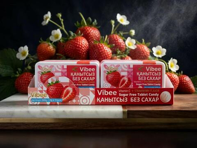 Драже Vibee Тик-Так (Клубника) 12гр 12*20
