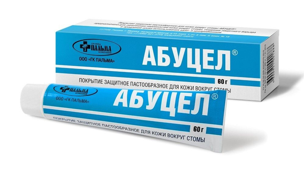 Герметик для стомы Абуцел, в виде пасты в тубе, 60гр.